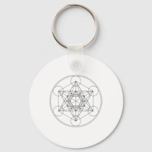 Llavero Cubo de Metatrón Geometría Sagrada Yoga Símbolo Es