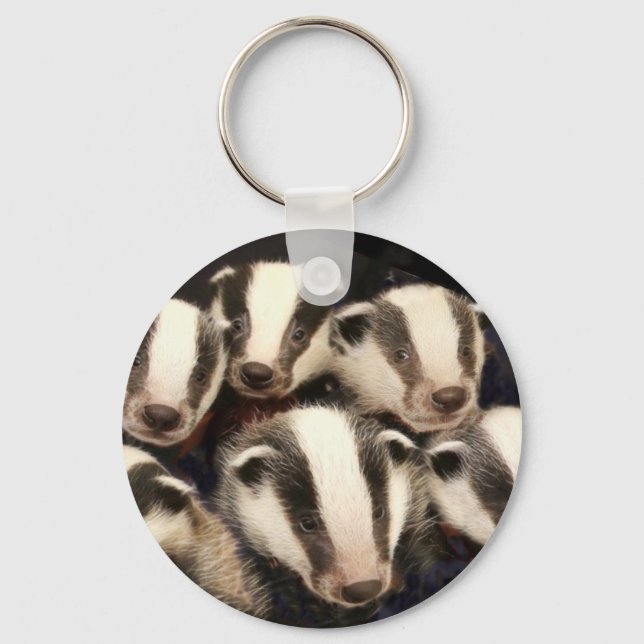 Llavero Cubos Cute Badger (Anverso)