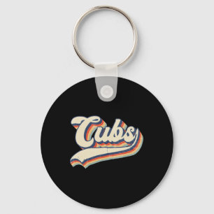 Llavero Cubs Deportes Nombre Vintage Retro Regalo Hombres