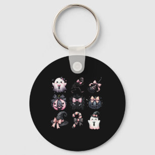 Llavero Cuchilla Coquette Halloween dobla Halloween rosa n