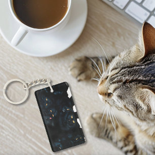 Llavero Cuchillo de gato negro