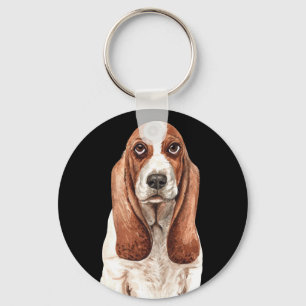 Llavero Cuchillo Perro Acuarela Cubo