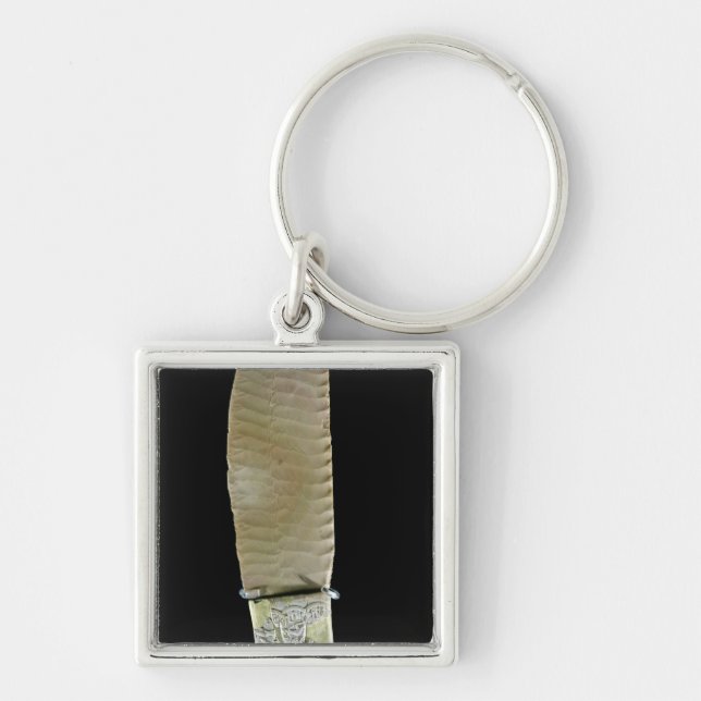 Llavero Cuchillo tallado con escenas de batalla (Frente)