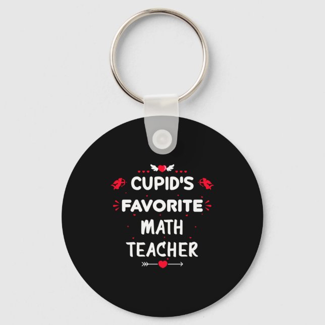 Llavero Cud S Favorite Math Teacher Valentine S Day Man  (Anverso)