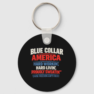 Llavero Cuello Azul América Bisonrel Patriótico 4