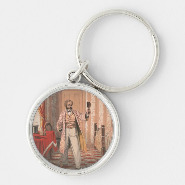 Llavero Cuello de pelo de Uphams, Circa 1864 (Frente)