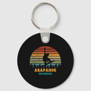 Llavero Cuenca Arapahoe Colorado Vintage Sun Snowboarding