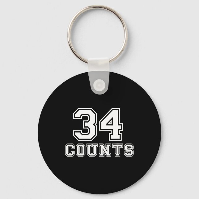 Llavero ¡Cuenta el presidente Donald Trump Equipo Biden po (Anverso)