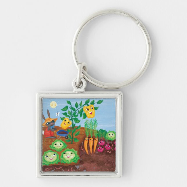 Llavero Cuenta-Jardín del tiempo (Frente)