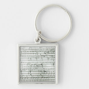 Llavero Cuenta manuscrita 'del dem del aus del fragmento