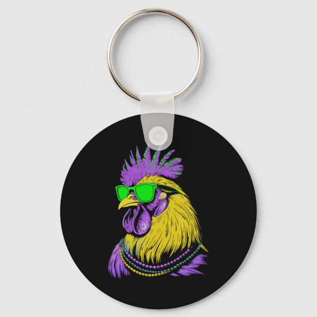 Llavero Cuentas de pollo carnaval de martes de carnaval gr (Anverso)