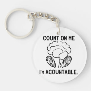 Llavero Cuente conmigo, soy responsable