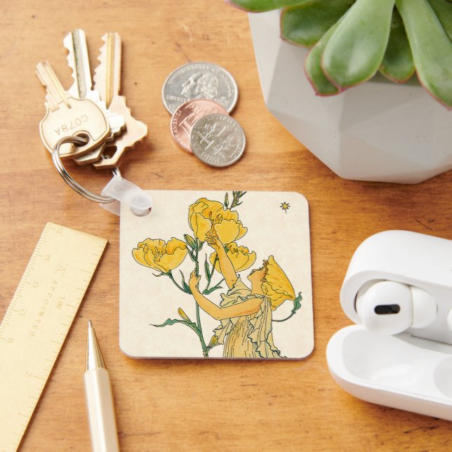 Llavero Cuento de Hadas Antiguo, Primula, Walter Crane (Escritorio )