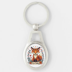 Llavero Cuentos de Zorro Bosque Boho Animal