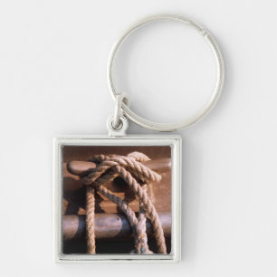 Llavero Cuerda atada a un lazo del barco