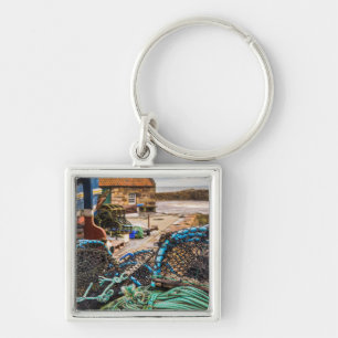 Llavero Cuerdas y potes de langosta el   Pittenweem,