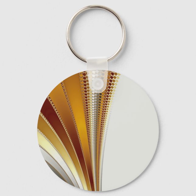 Llavero Cuero - Fractal Keychain (Anverso)