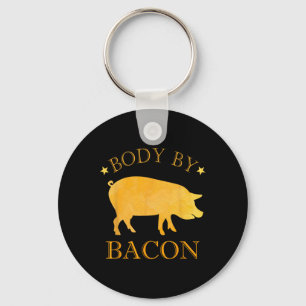 Llavero Cuerpo de Bycon Bbq Grilling Ham Love Men's Funny