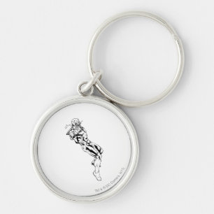 Llavero Cuerpo rojo de la linterna - rabia que inclina 3