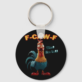 Llavero Cuervo Divertido F-Caw-F Humor Gótico