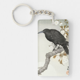 Llavero Cuervo Koson Pájaro Japonés Cuervo