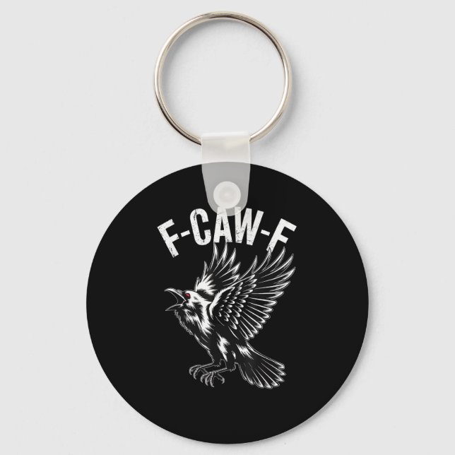 Llavero Cuervo Retro Clásico F-Caw-F (Anverso)
