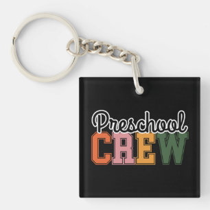 Llavero Cuesta de equipo de enseñanza preescolar