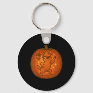 Llavero Cuidada calabaza de Halloween bailando llama fanta