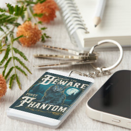 Llavero Cuidado con el fantasma de la Furry: Una historia 