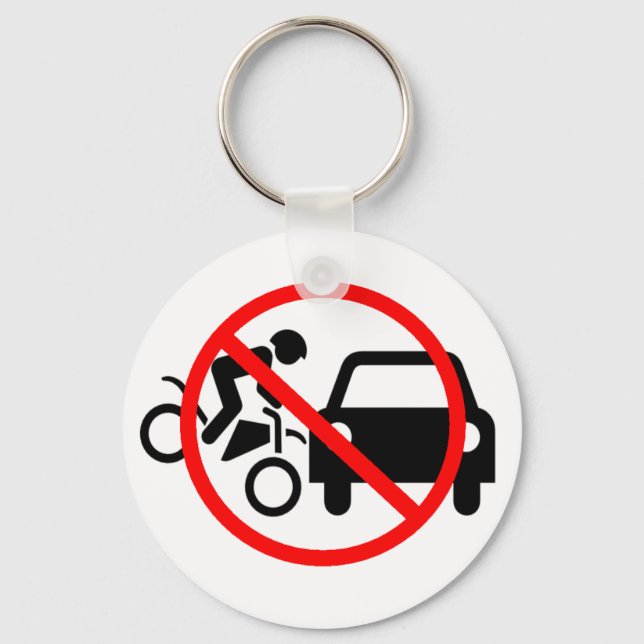 Llavero Cuidado Con Las Motocicletas (Anverso)