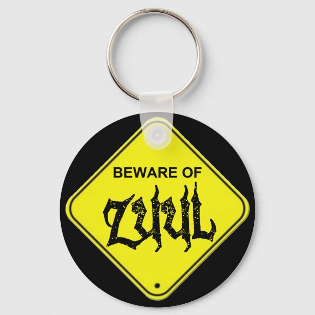 Llavero Cuidado con Zuul Keychain (Anverso)