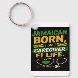 Llavero Cuidadora de por vida nacida en Jamaica 