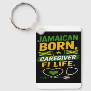 Llavero Cuidadora de por vida nacida en Jamaica
