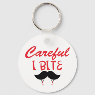 Llavero Cuidadoso Bite - Vampiro y bigote