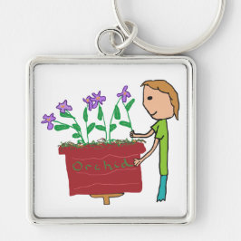 Llavero Cultivo de orquídeas