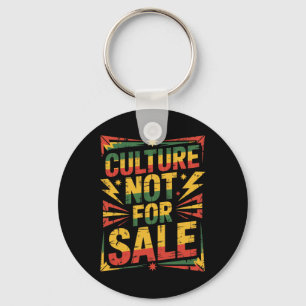 Llavero Cultura No Está En Venta Orgullo Negro Mes de la H