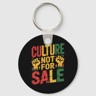 Llavero Cultura No Está En Venta Orgullo Negro Mes de la H