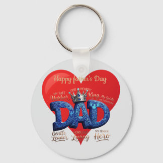 Llavero Cumple Feliz Día del Padre Papá Corazón
