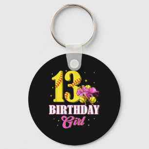 Llavero Cumpleaños 13 Girl Coquette Softll Bow 10 años
