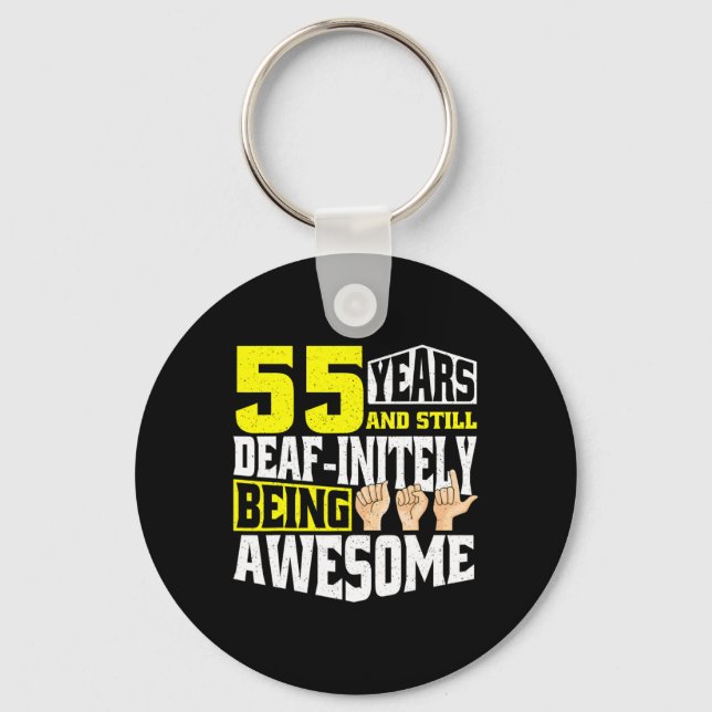 Llavero Cumpleaños 55 Años De Ser Increíble (Anverso)