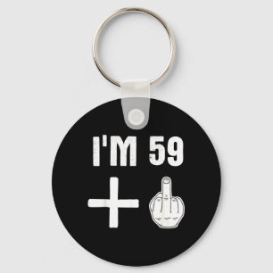 Llavero Cumpleaños 59 1 - Frase de humor para 60 cumpleaño