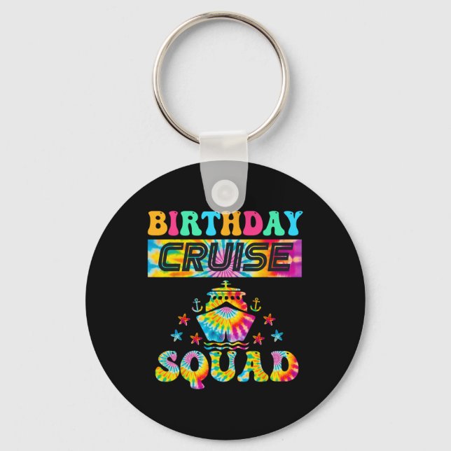 Llavero Cumpleaños Cruise Squad Vacation Mating F (Anverso)