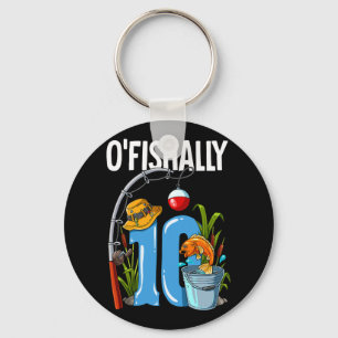 Llavero Cumpleaños de 10 años O'fishally pesca