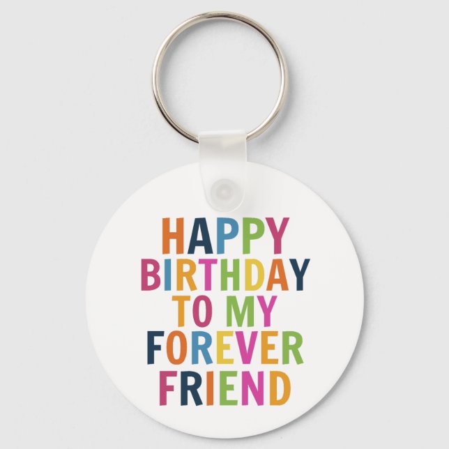 Llavero Cumpleaños de amigos  (Anverso)