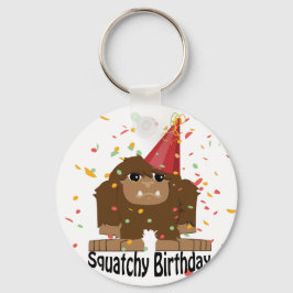 Llavero Cumpleaños de Bigfoot Cute Squatchy