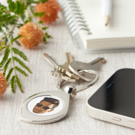 Llavero Cumpleaños de Fiesta de Soltera con Recorte de Car