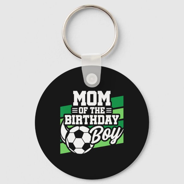 Llavero Cumpleaños de fútbol - Cumpleaños mamá - Cumpleaño (Anverso)