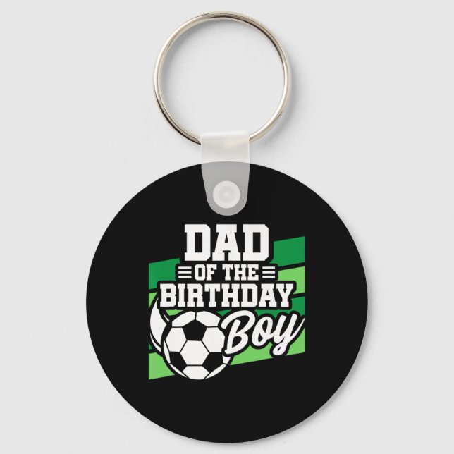 Llavero Cumpleaños de fútbol - Cumpleaños Papá - Cumpleaño (Anverso)