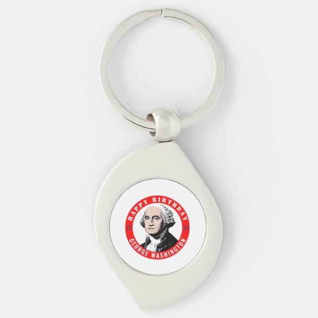 Llavero cumpleaños de George Washington (Anverso)