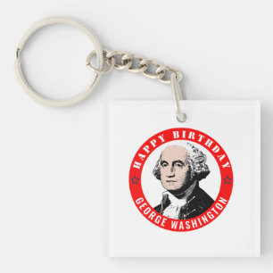 Llavero cumpleaños de George Washington